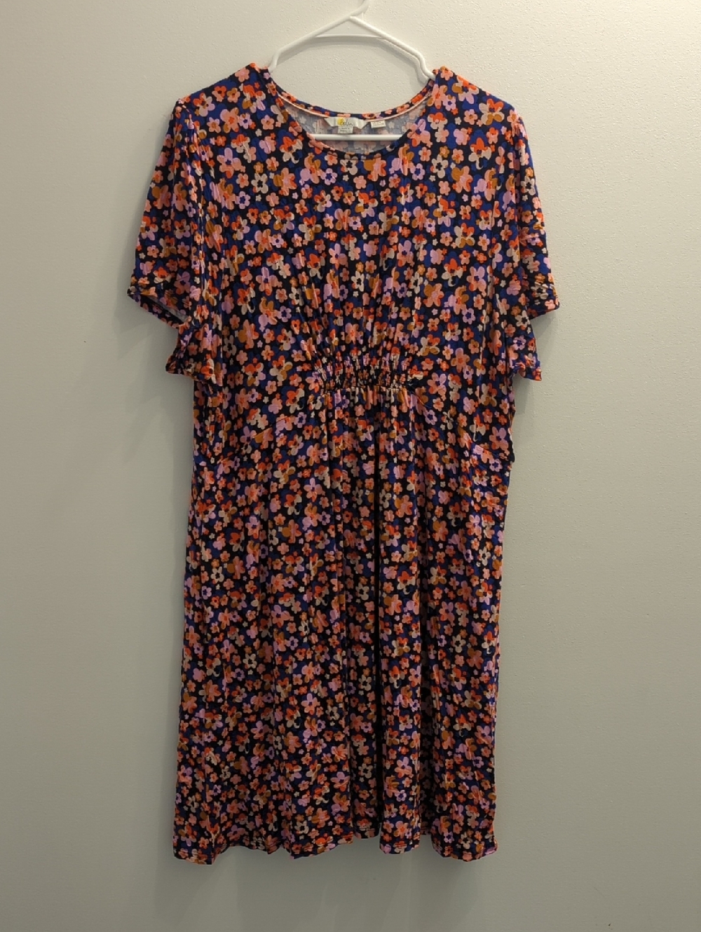 Boden Dress in Retro Floral Print (US 20/22R)